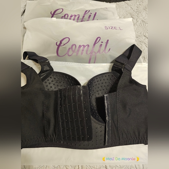 Comfit Iris Bra Black, Size Large - Picture 6 of 6